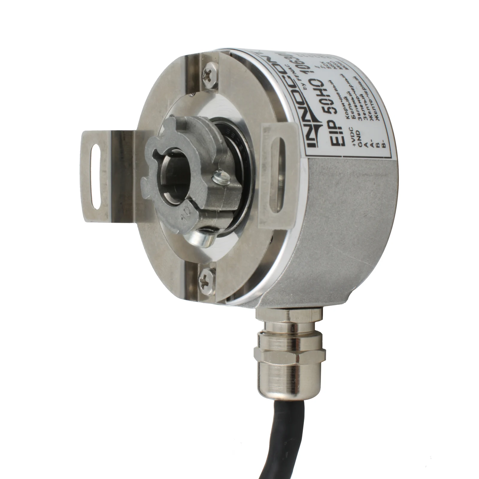 innocont EIP 50HO 12630V3000-R2 — Инкрементальный программируемый энкодер INNOCONT D=50мм, полый вал 12мм, 5…30VDC, выход TTL/HTL с инверсией, IP 54