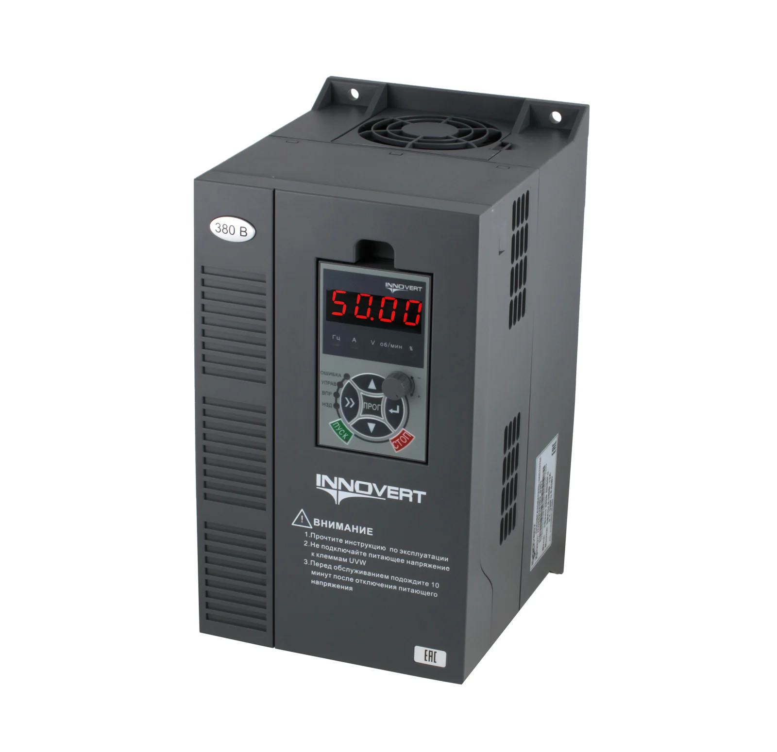 innovert IHD752P43T — Преобразователь частоты INNOVERT PUMP IHD752P43T, 7,5кВт, 380В, 17А