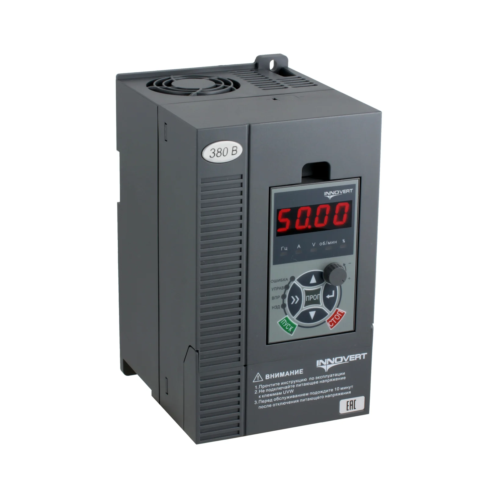 innovert ITD302U43B2_0302 — Преобразователь частоты векторный INNOVERT ITD302U43B2, 3кВт, 380В, 7А