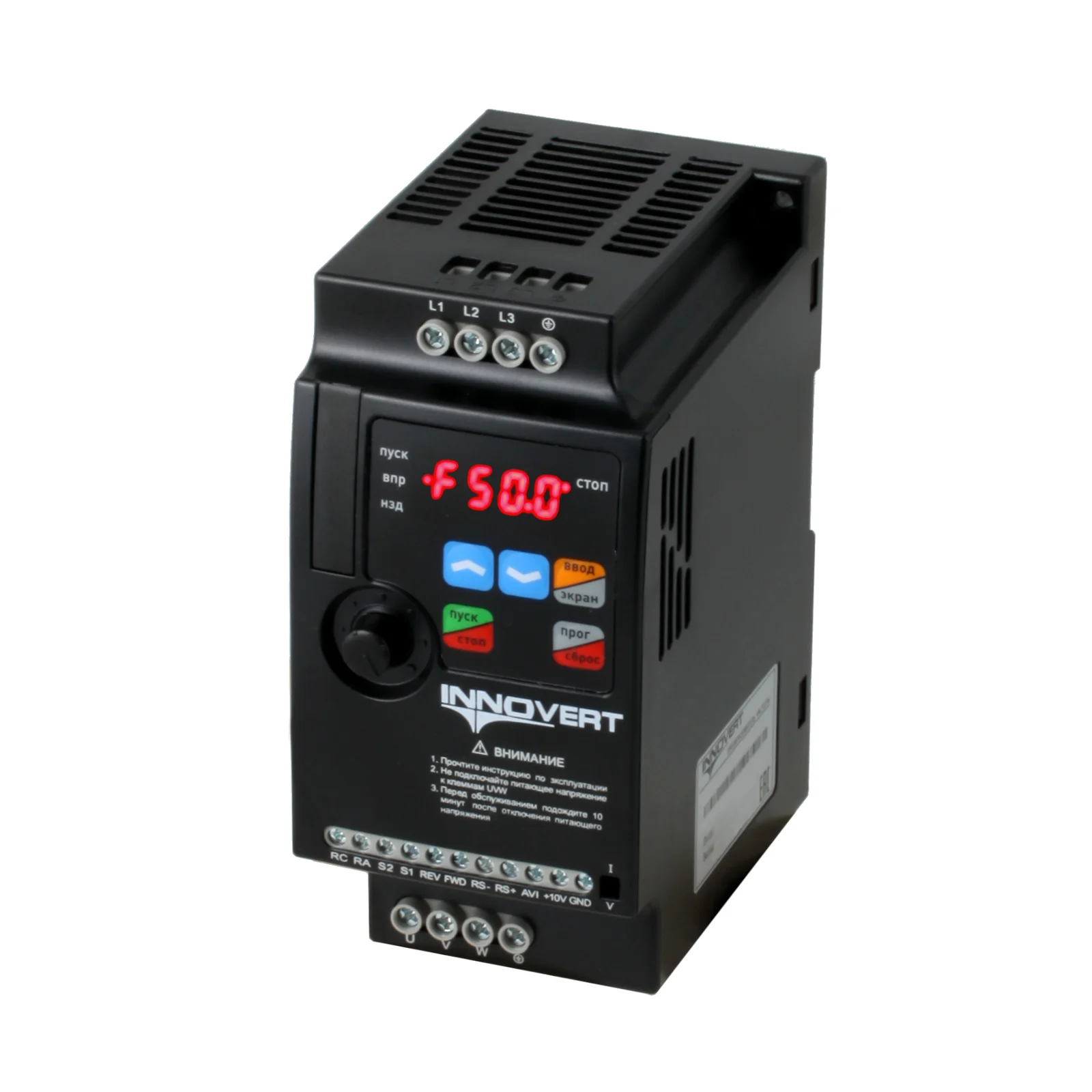 innovert ISD251M43E — Преобразователь частоты INNOVERT ISD mini plus ISD251M43E, 0,25кВт, 380В, 1.2 А