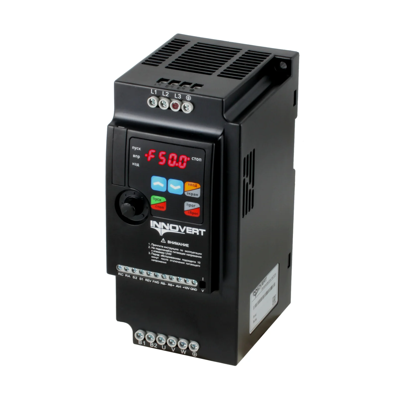 innovert ISD302M43E — Преобразователь частоты INNOVERT ISD mini plus ISD302M43E, 3,0кВт, 380В, 6.8 А
